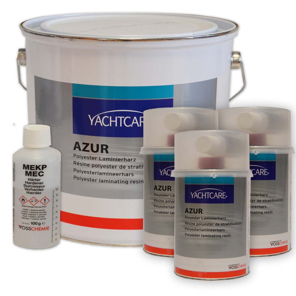 [PO_Azur_1kg_kit] Rasina poliesterica AZUR SUPER+ - kit (1 kg)