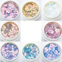 [P CN_KIT8x1Gr-GLITTER] Glitter-SET 8 Culori x 1g