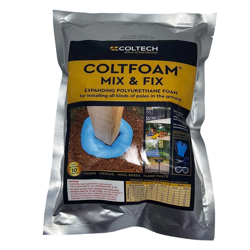 [PSR Mix-Fix_700gr] Mix & Fix — spumă pentru fixarea stâlpilor, 700 g