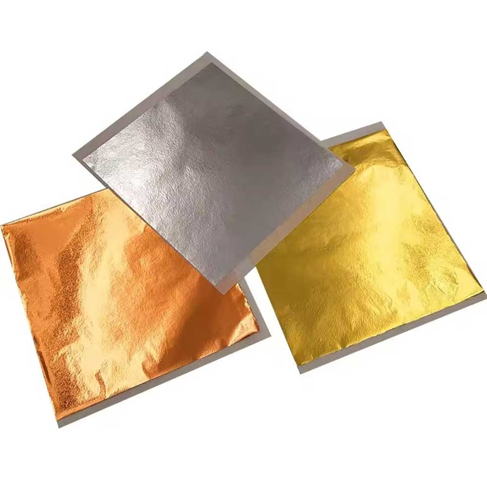 [P CN_Foil-Gold x100] Foițe metalice decorative — 100 bucăți