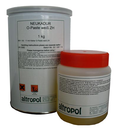 Gel Coat-OPaste White - KIT 1.17Kg